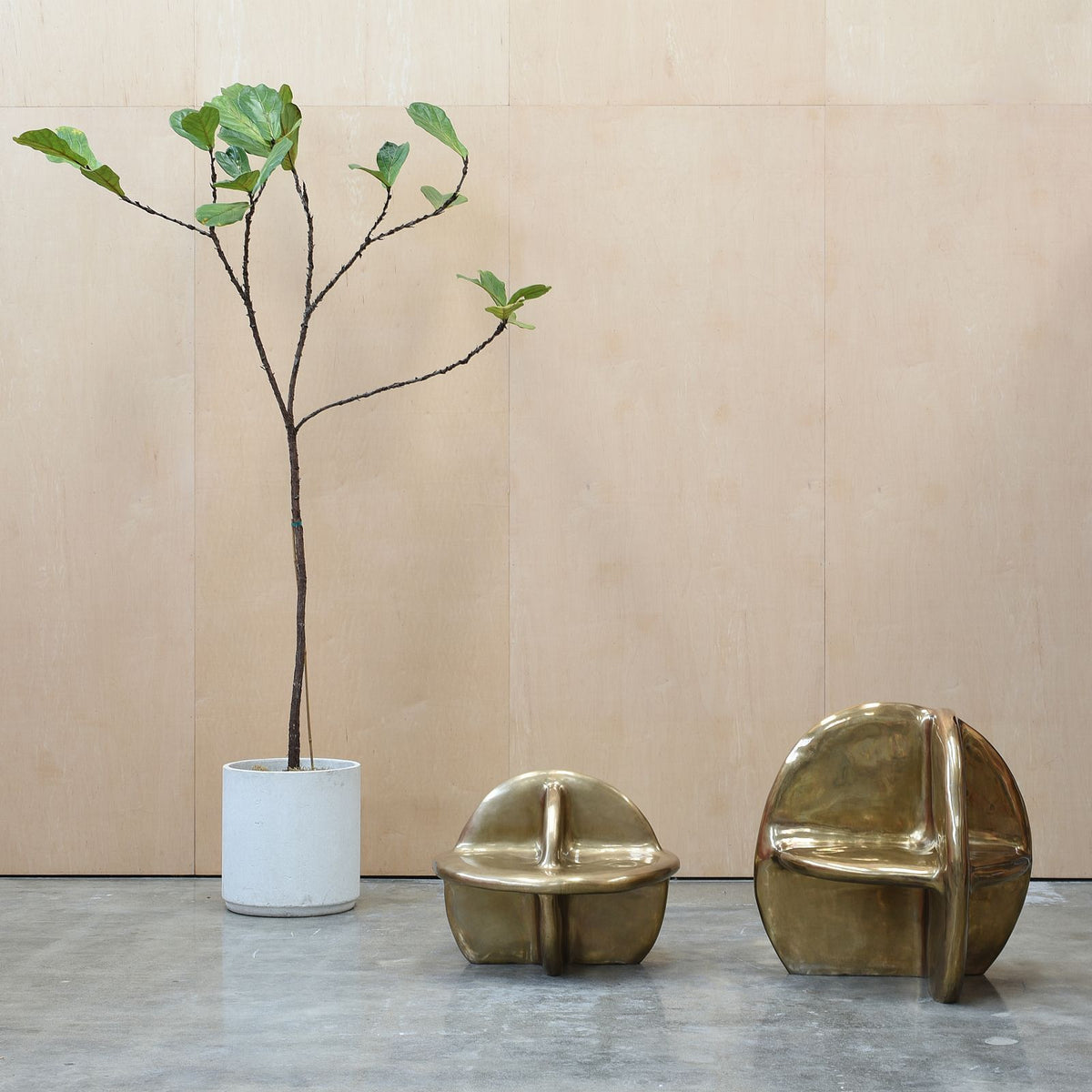 small bronze table medium chair
