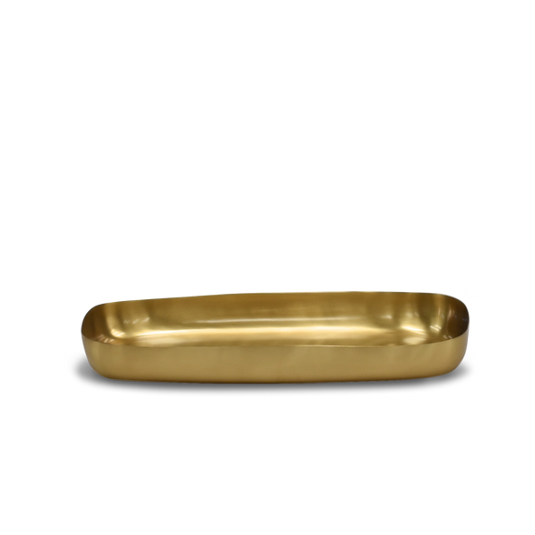 CUADRADO Vanity Tray in Brushed Brass