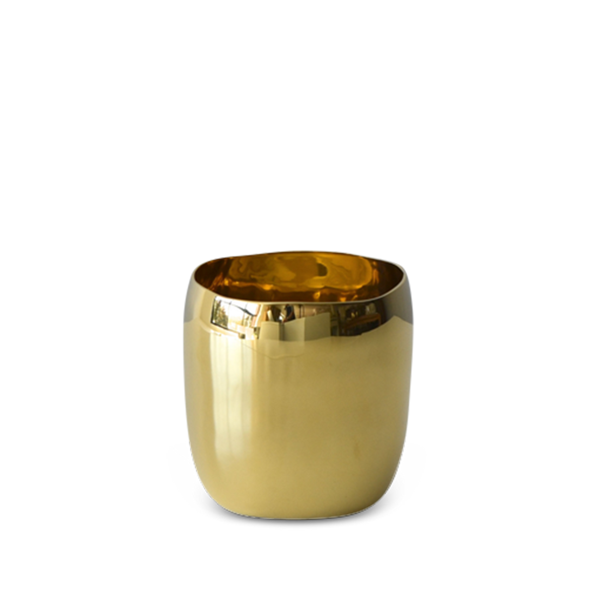 CUADRADO Petite Vessel in Brass