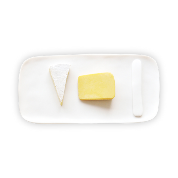 SCULPT Small Serving Board with Cheese Spreader