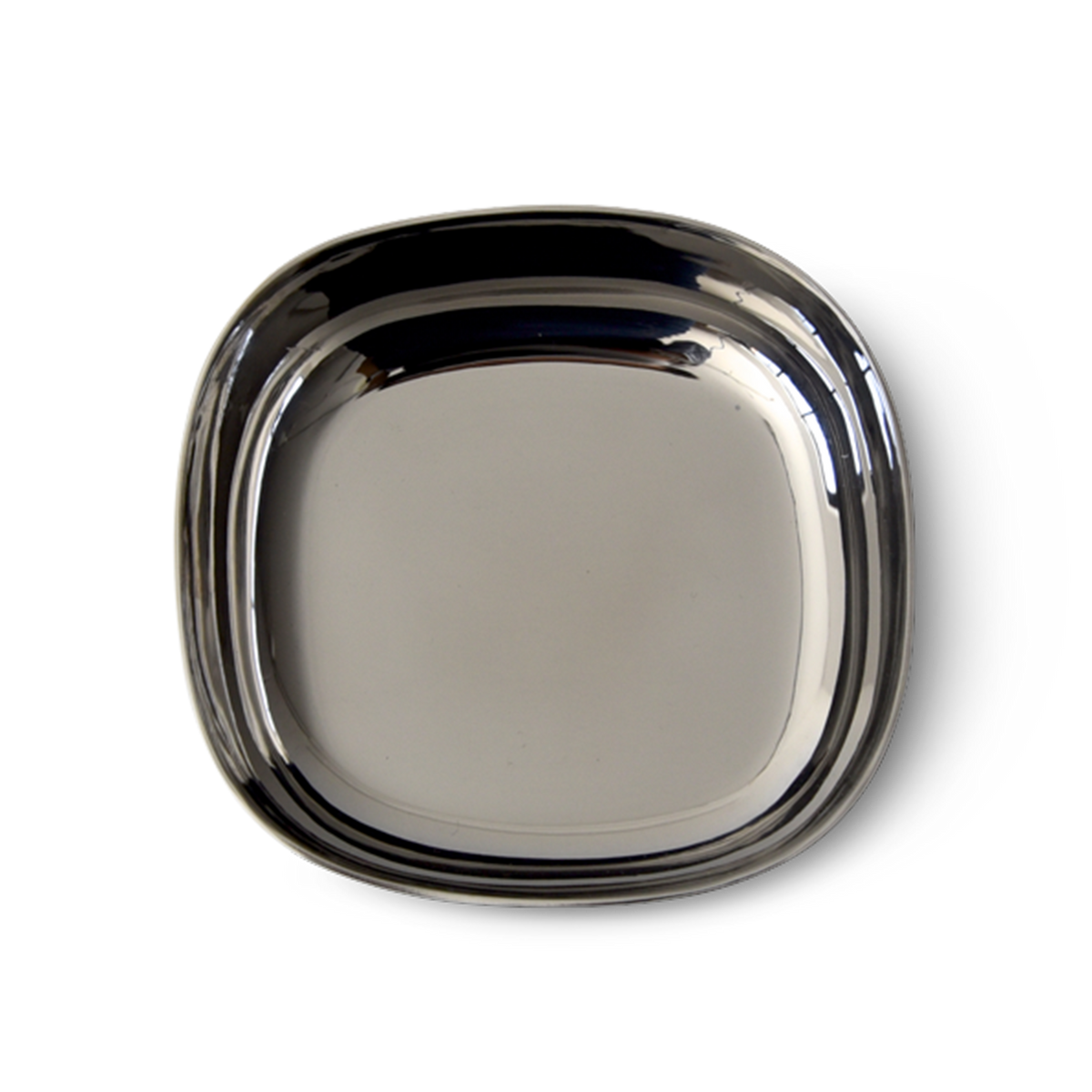 SCULPT Small Platter in Stainless Steel