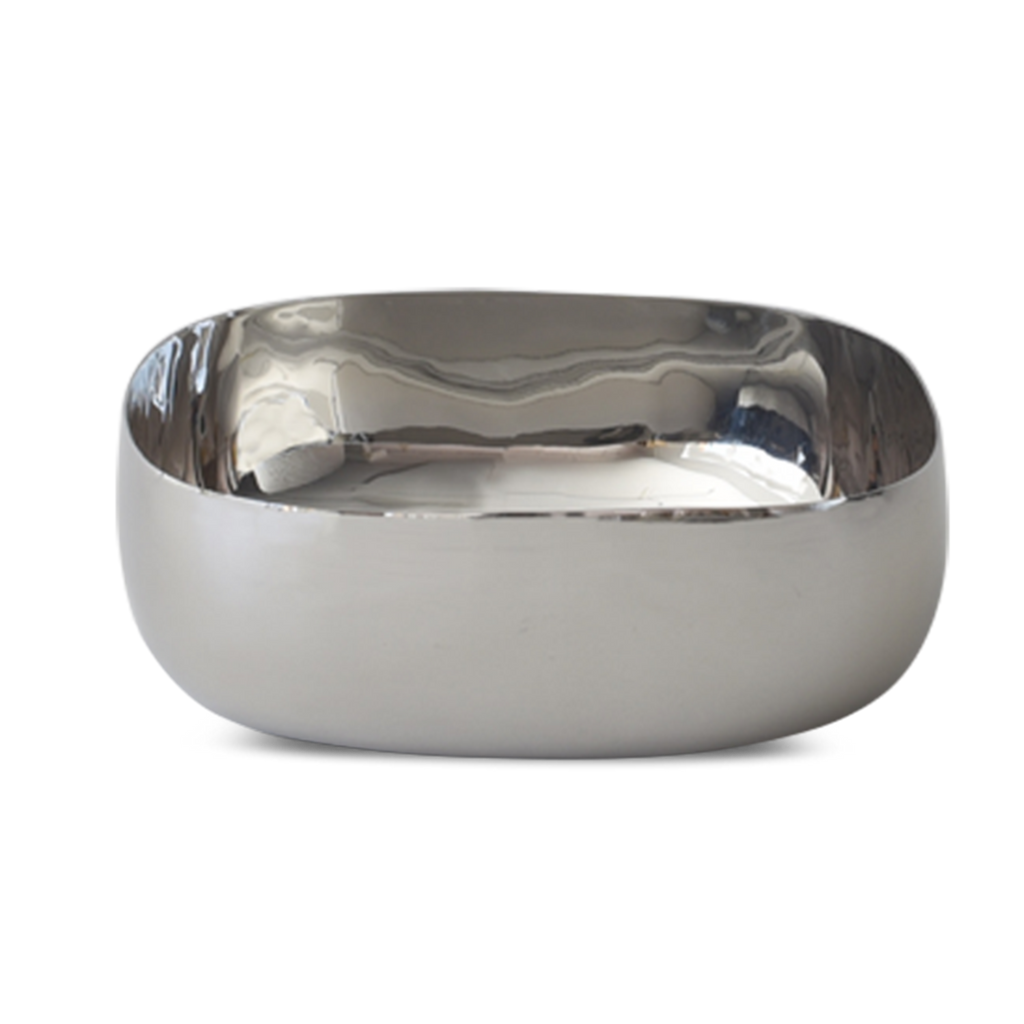 CUADRADO Extra Large Bowl in Stainless Steel