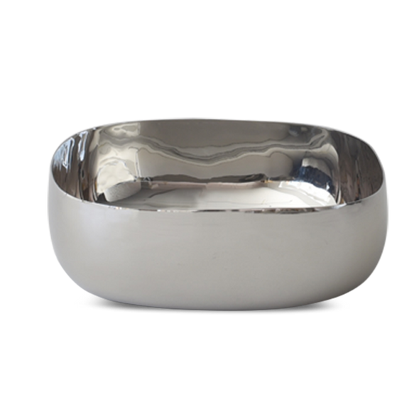 CUADRADO Extra Large Bowl in Stainless Steel