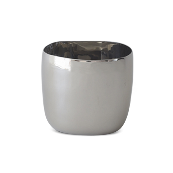 CUADRADO Medium Vessel in Stainless Steel