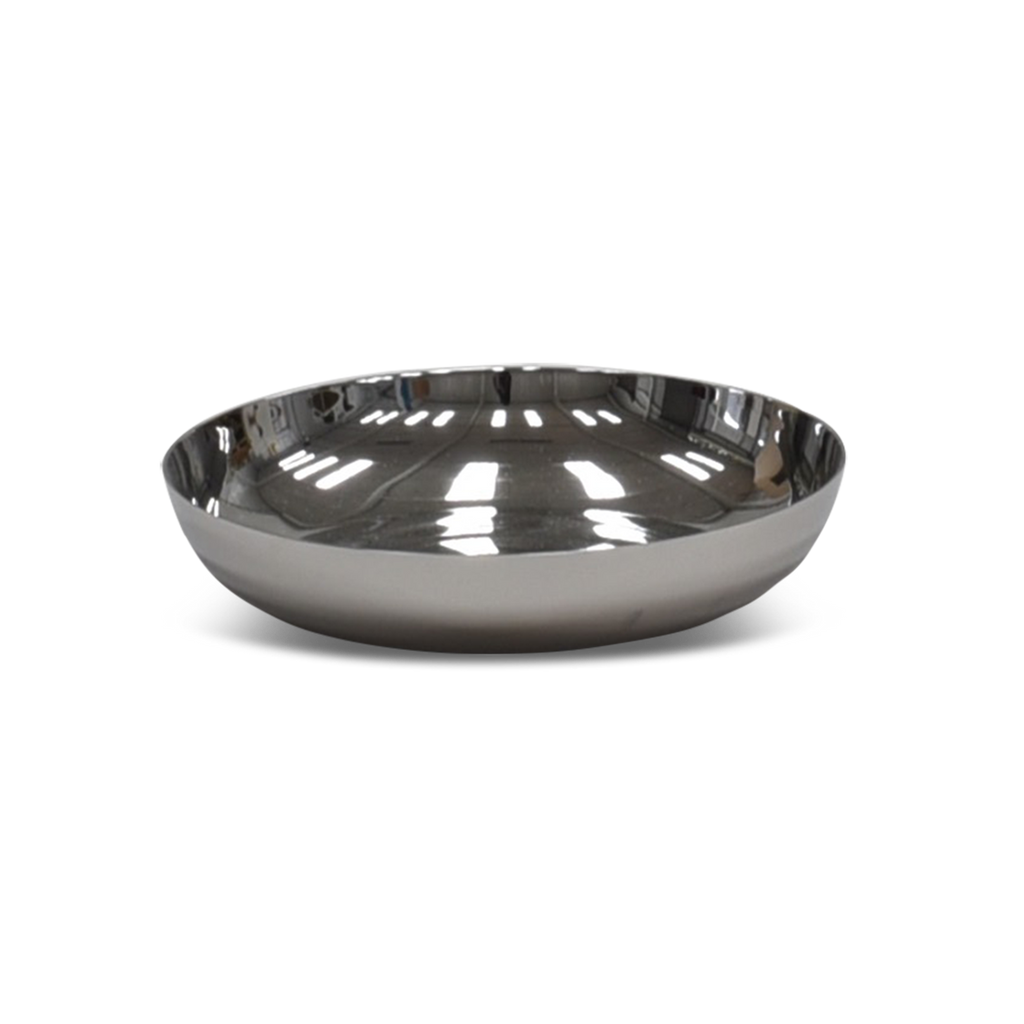 MODERN Small Plate in Stainless Steel