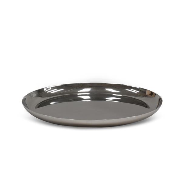 MODERN Large Platter in Stainless Steel